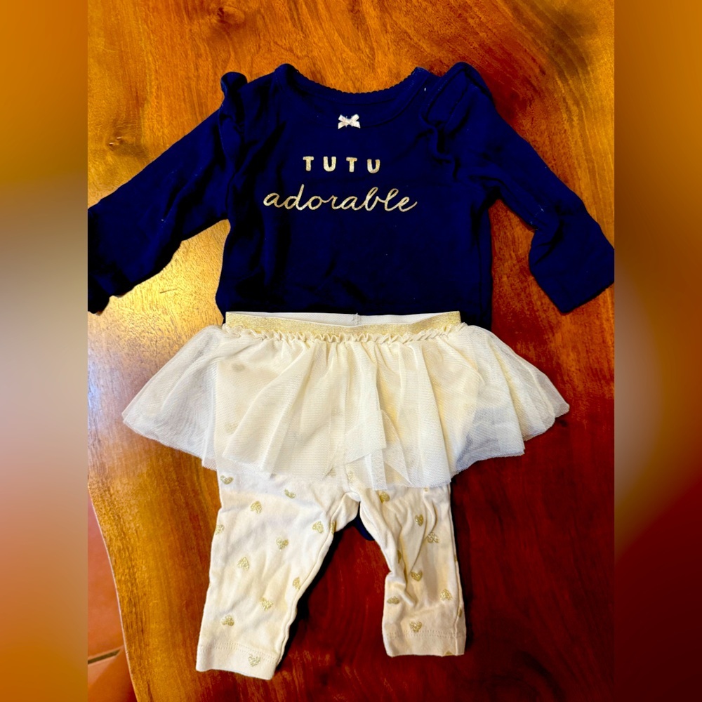 Carters Tutu Adorable outfit 3m​‎